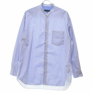 COMME des GARCONS HOMME PLUS - 【COMMEdesGARCONSHOMME】22SS 綿ストライプMIXシャツ