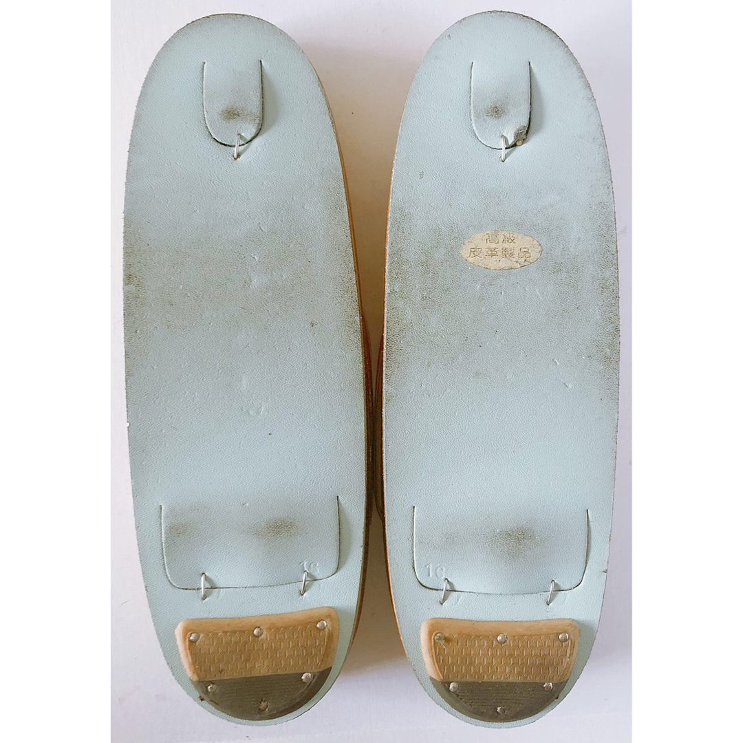 高級 本革 草履 ぞうり 桜 ゴールド 靴 日本製 着物 和装 小物 レディースの靴/シューズ(下駄/草履)の商品写真
