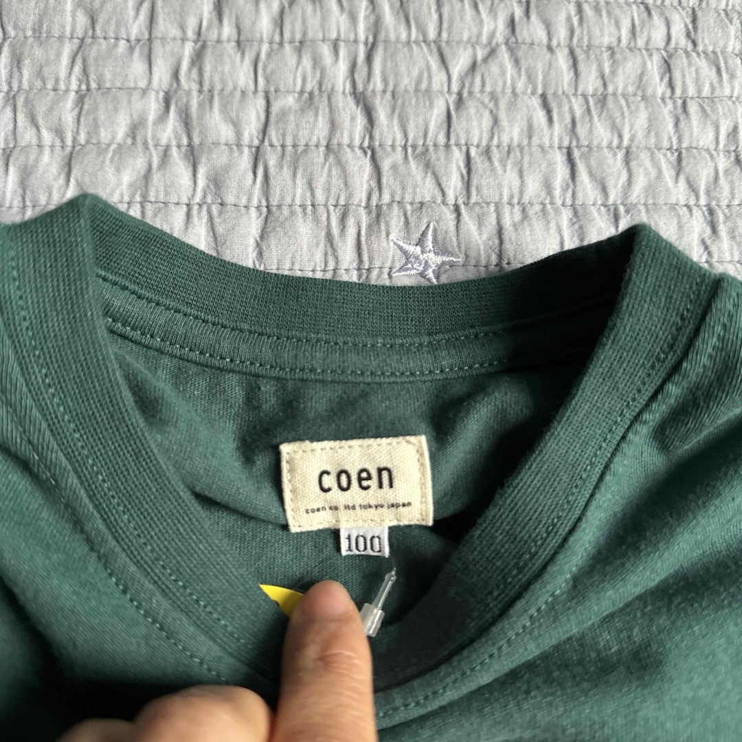 coen(コーエン)のcoen kids 100 新品未使用 おやこリンク キッズ/ベビー/マタニティのキッズ服男の子用(90cm~)(Tシャツ/カットソー)の商品写真