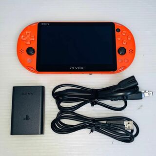 【219】 PS Vita Wi-Fiモデル ネオンオレンジ(携帯用ゲーム機本体)