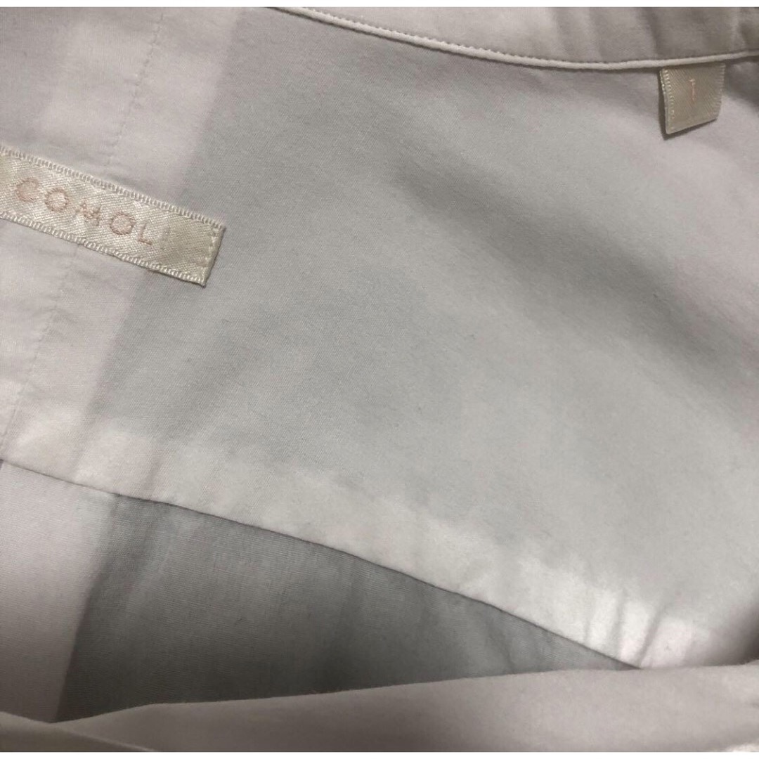 COMOLI(コモリ)の18ss 美品 サイズ1  コモリシャツ　白　comoli メンズのトップス(シャツ)の商品写真