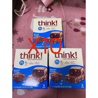 ハイプロテインバー　think! x10個セット(プロテイン)