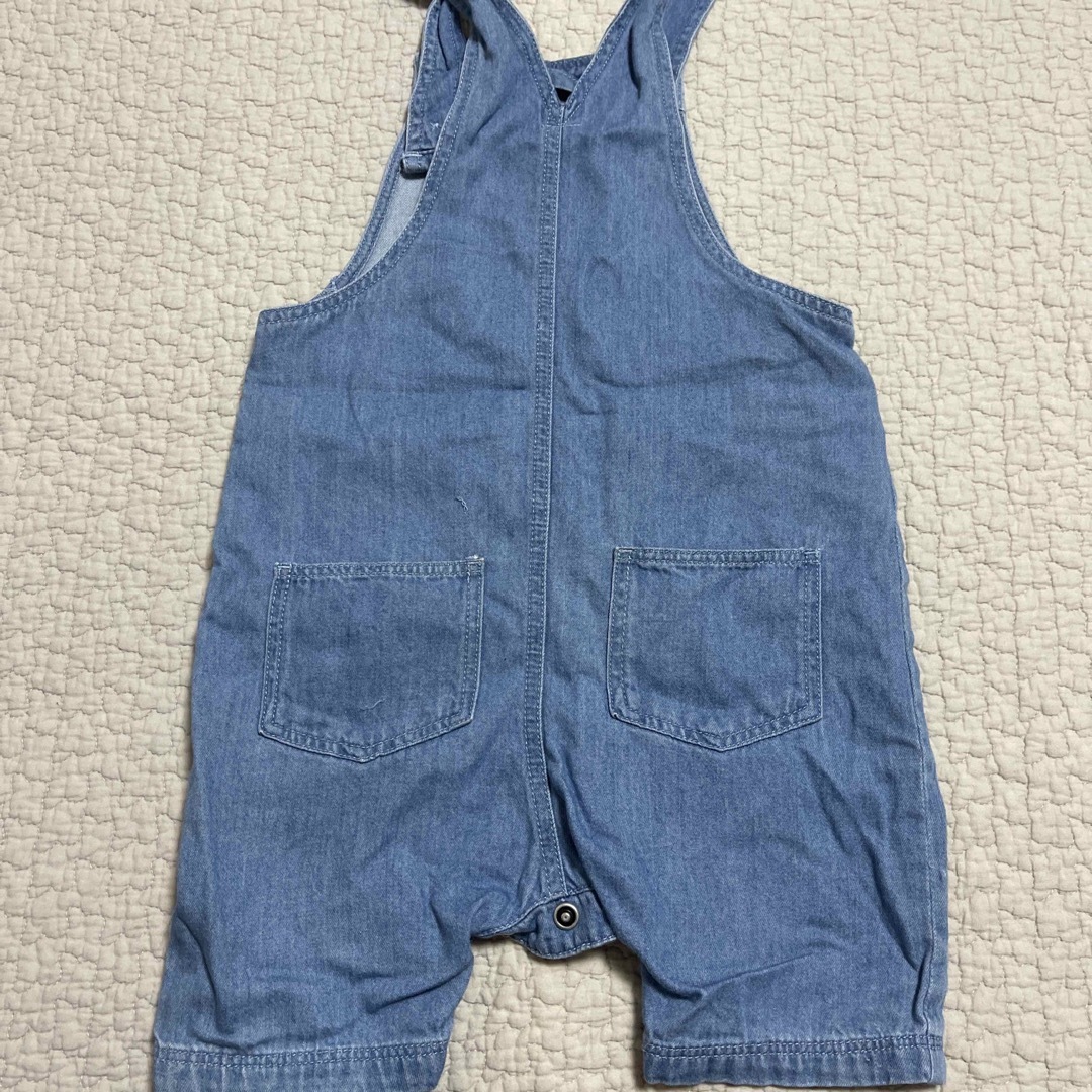 PETIT BATEAU(プチバトー)のPETIT BATEAU オーバーオール　24M 86cm キッズ/ベビー/マタニティのベビー服(~85cm)(ワンピース)の商品写真