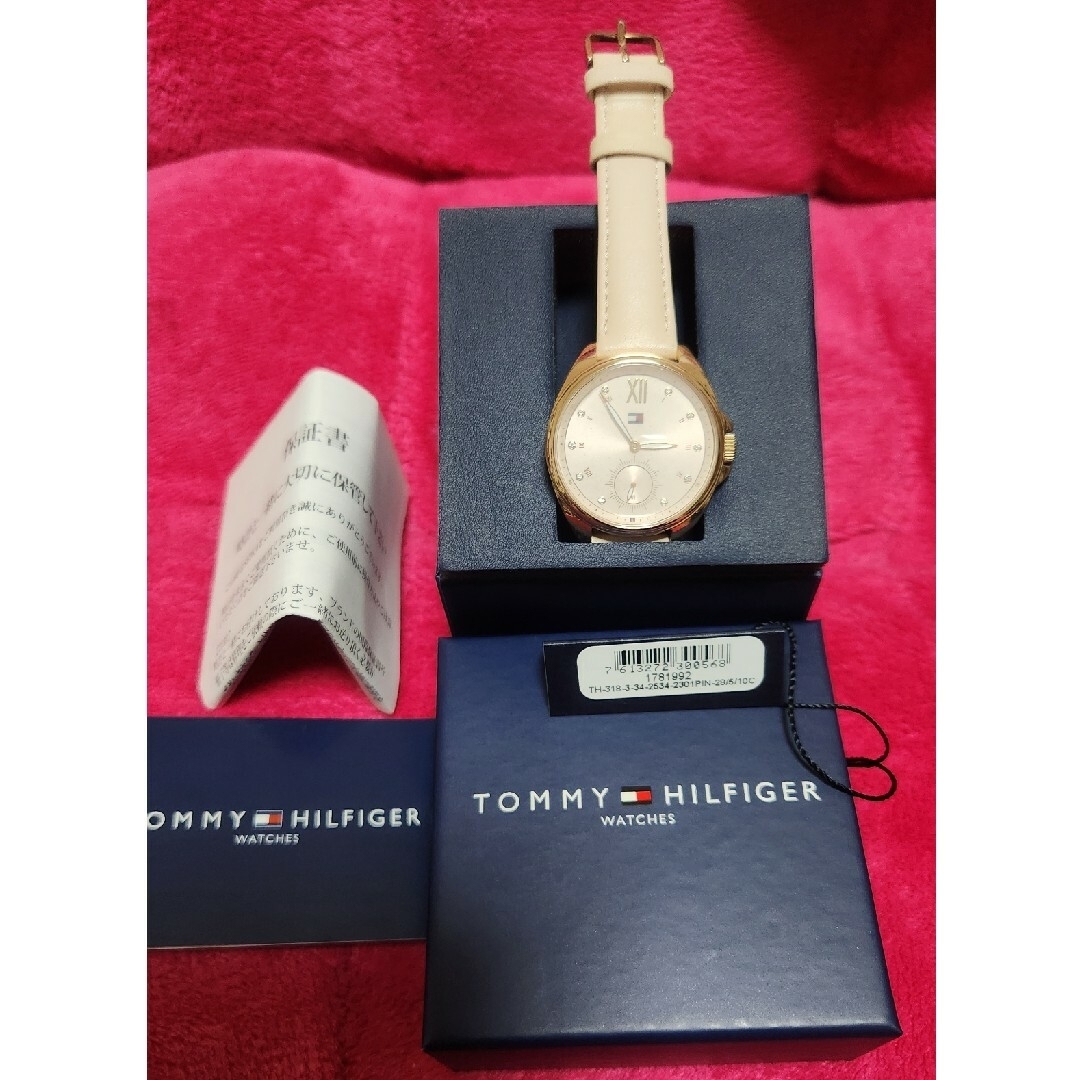 TOMMY HILFIGER(トミーヒルフィガー)のTOMMYHILFIGER 1781992 レディース 腕時計 中古美品 レディースのファッション小物(腕時計)の商品写真