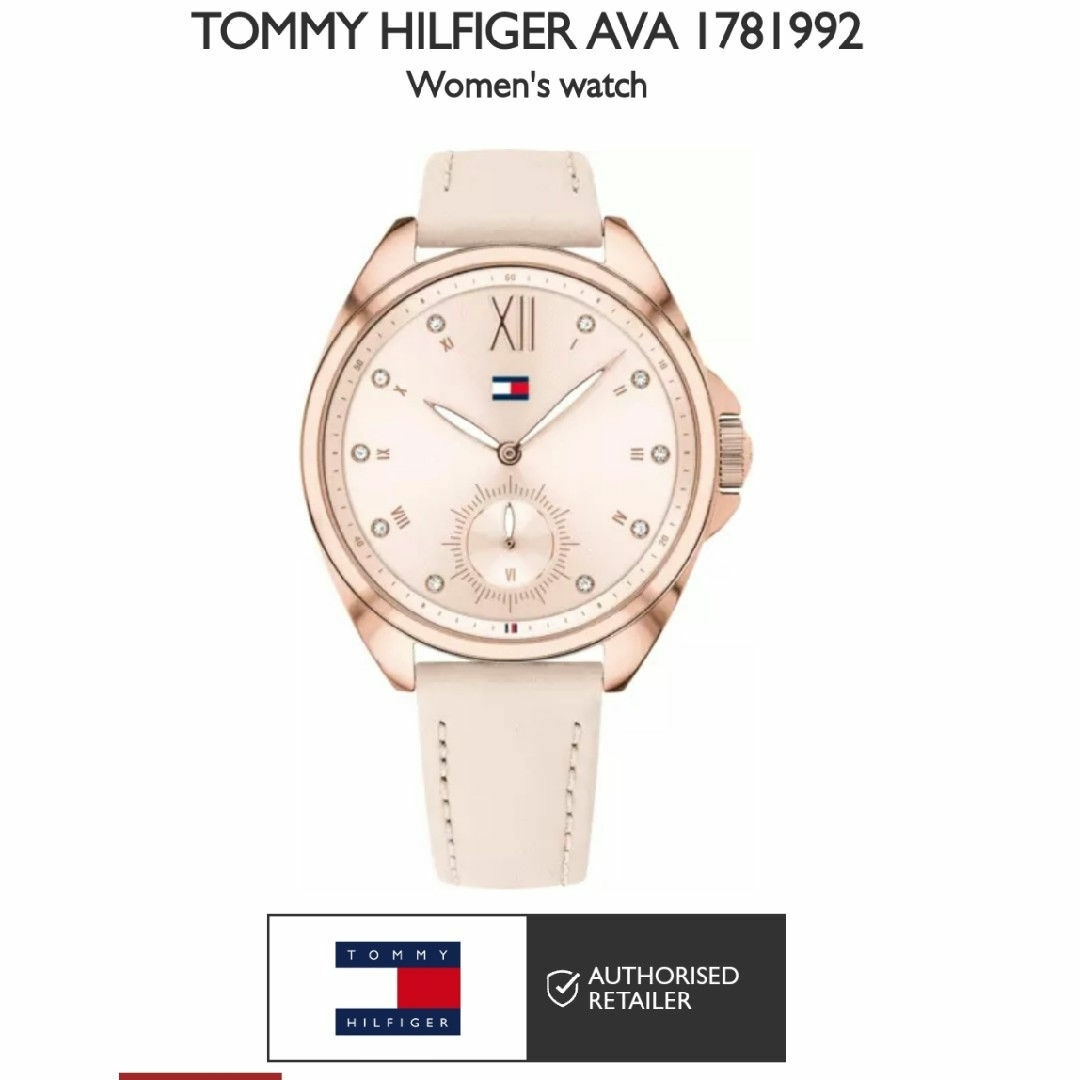 TOMMY HILFIGER(トミーヒルフィガー)のTOMMYHILFIGER 1781992 レディース 腕時計 中古美品 レディースのファッション小物(腕時計)の商品写真