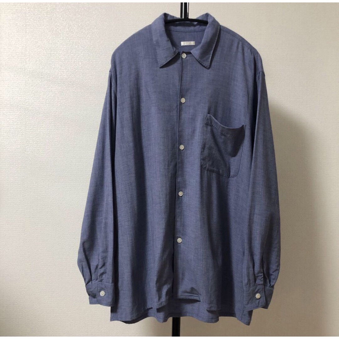 COMOLI(コモリ)の20aw 試着のみ　サイズ2 ヴィスコースオープンカラーシャツ　comoli メンズのトップス(シャツ)の商品写真