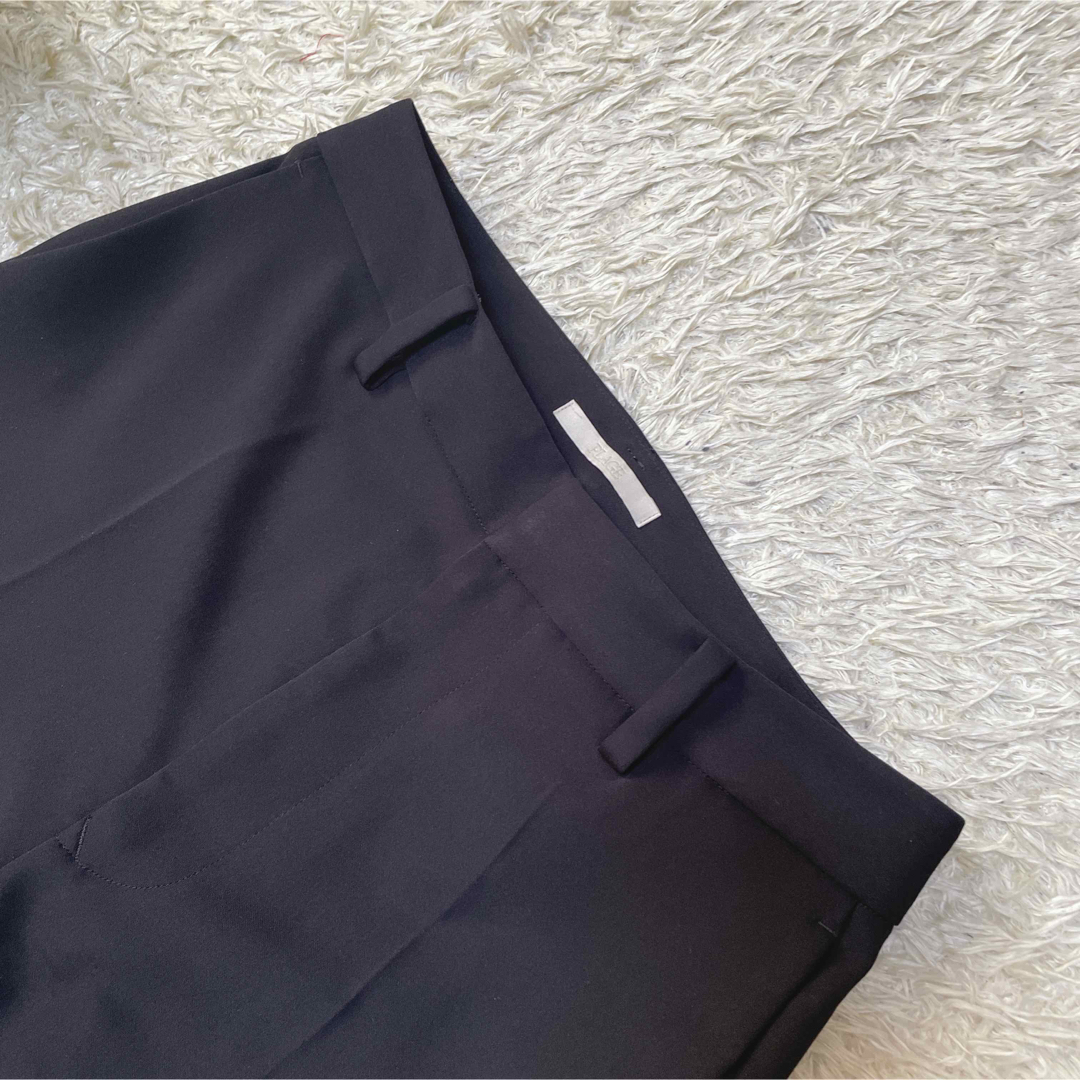 Plage(プラージュ)のplage ♡ Double Cloth セミフレアパンツ　ブラック レディースのパンツ(カジュアルパンツ)の商品写真