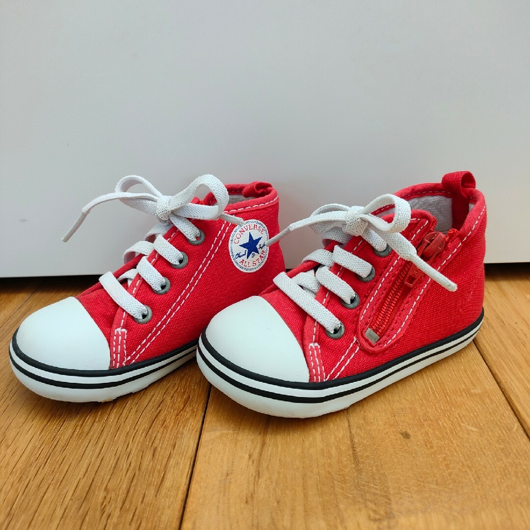 CONVERSE(コンバース)のコンバース　ALL STAR　ベビーシューズ　スニーカー　赤　12.5cm キッズ/ベビー/マタニティのベビー靴/シューズ(~14cm)(スニーカー)の商品写真
