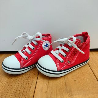 コンバース(CONVERSE)のコンバース　ALL STAR　ベビーシューズ　スニーカー　赤　12.5cm(スニーカー)