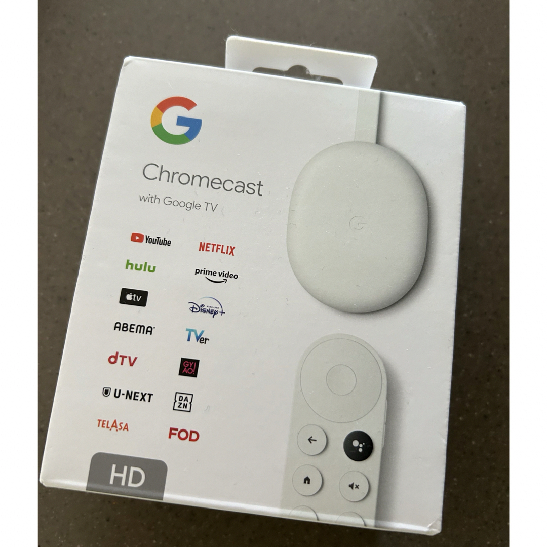 Google(グーグル)のChromecast with Google TV HD スマホ/家電/カメラのスマートフォン/携帯電話(その他)の商品写真