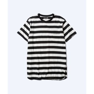 ノンネイティブ(nonnative)のnonnative × MINEDENIM BORDER T-SH 白黒(Tシャツ/カットソー(半袖/袖なし))