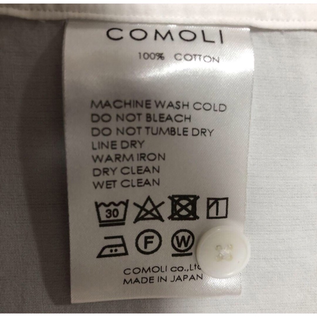 COMOLI(コモリ)のサイズ3 18aw  美品  コモリシャツ　白　comoli メンズのトップス(シャツ)の商品写真