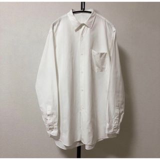 コモリ(COMOLI)のサイズ3 18aw  美品  コモリシャツ　白　comoli(シャツ)