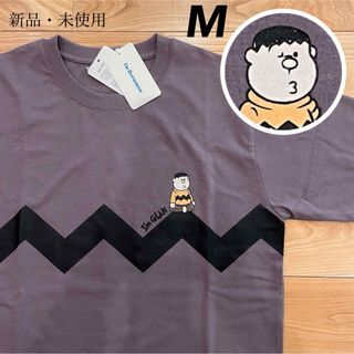 ドラエモン(ドラえもん)の希少【M】ジャイアン　なりきり　半袖Tシャツ●コスプレ　ドラえもん/ブラウン(Tシャツ/カットソー(半袖/袖なし))