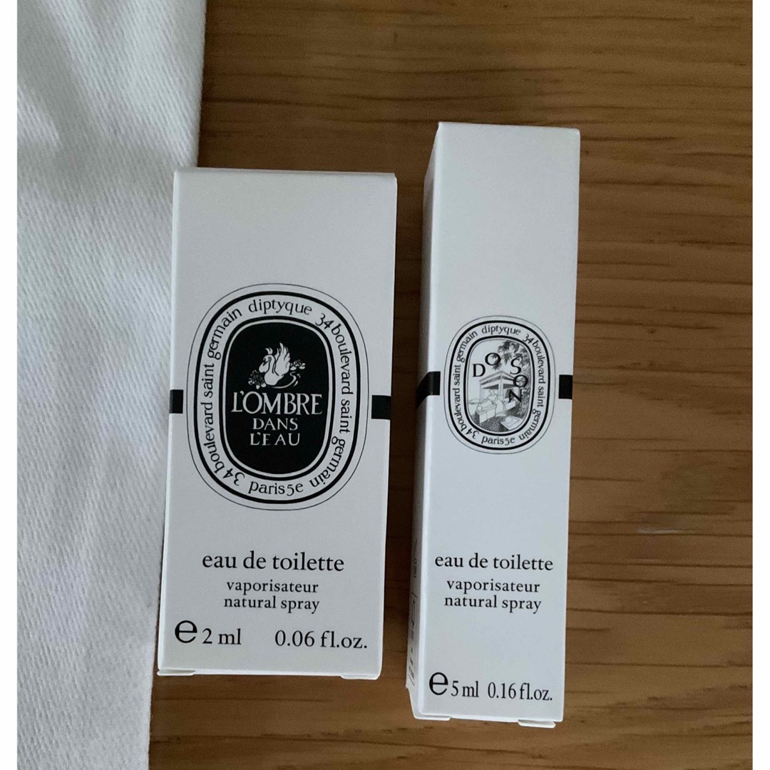 diptyque(ディプティック)の新品未使用ディプティック　オードトワレサンプルセットと布袋セット コスメ/美容の香水(香水(女性用))の商品写真