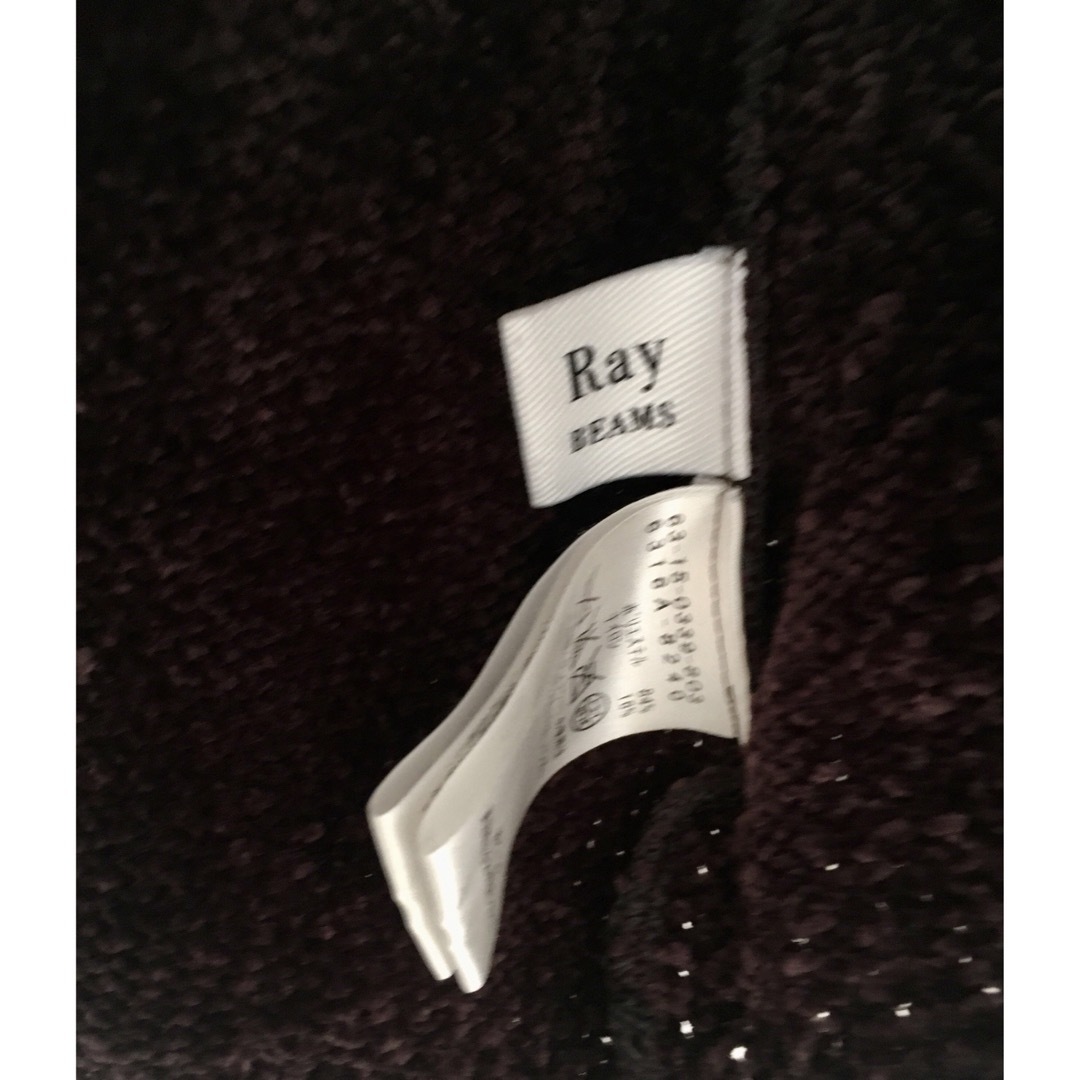 Ray BEAMS(レイビームス)のニット　背中リボン　モールニット レディースのトップス(ニット/セーター)の商品写真