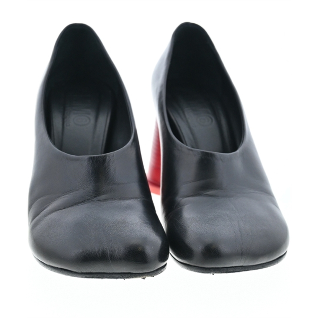 MM6(エムエムシックス)のMM6 エムエムシックス ドレスシューズ/ローファー 36(22.5cm位) 黒 【古着】【中古】 レディースの靴/シューズ(ローファー/革靴)の商品写真