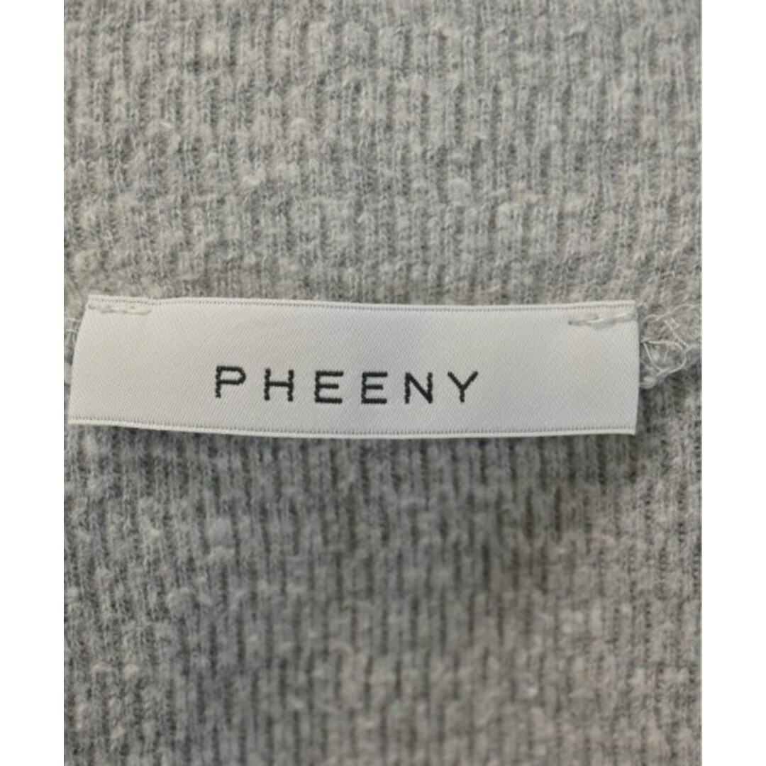 PHEENY(フィーニー)のPHEENY フィーニー Tシャツ・カットソー BOYS(M位) グレー 【古着】【中古】 レディースのトップス(カットソー(半袖/袖なし))の商品写真