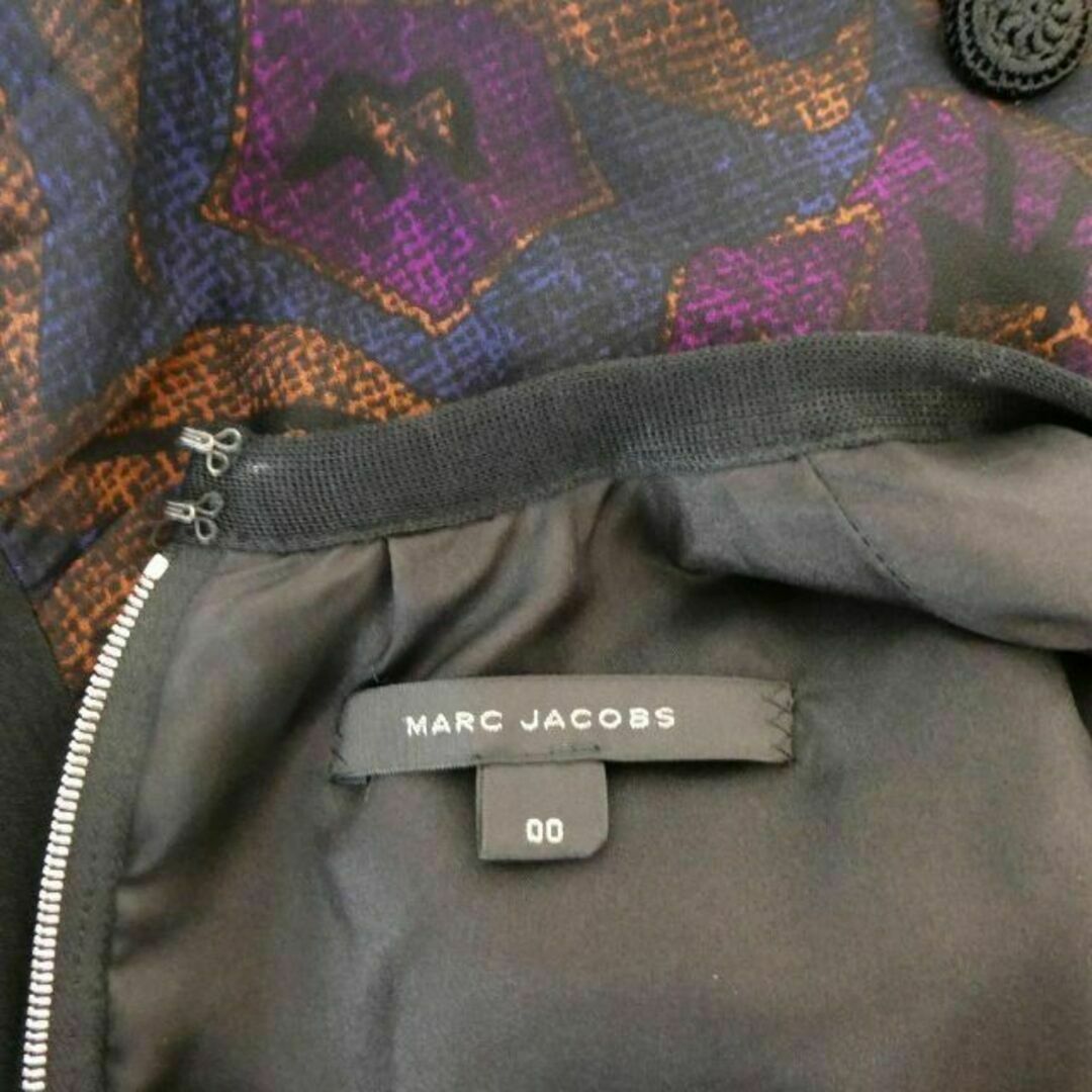 MARC JACOBS(マークジェイコブス)の美品 マークジェイコブス 総柄 ボタニカル柄 切り替え 五分袖 膝丈 ワンピース レディースのワンピース(ひざ丈ワンピース)の商品写真