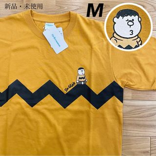 ドラエモン(ドラえもん)の希少【M】ジャイアン　なりきり　半袖Tシャツ●コスプレ　ドラえもん　ユニセックス(Tシャツ/カットソー(半袖/袖なし))