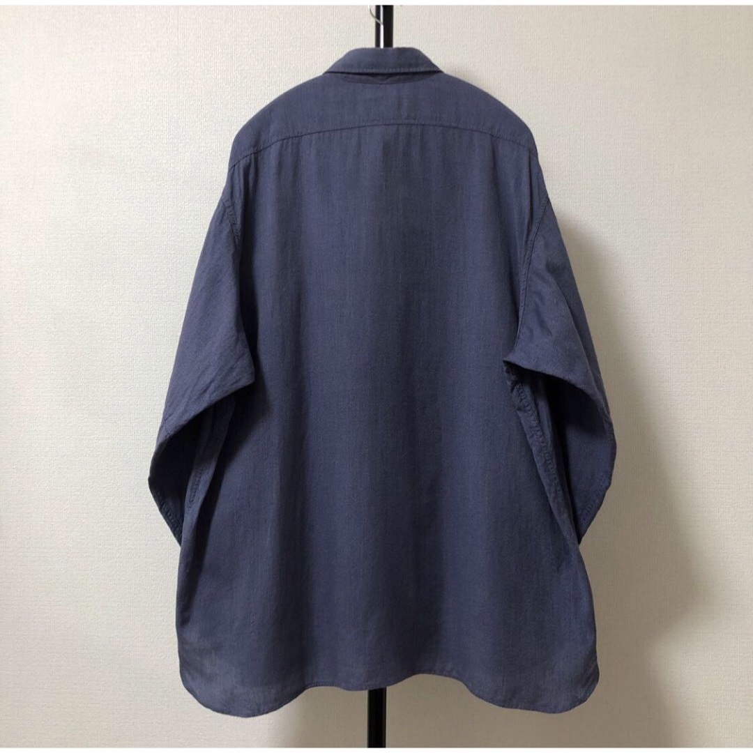 COMOLI(コモリ)の21aw　サイズ2 タグ付　試着のみ　ヨリ杢 ワークシャツ　comoli メンズのトップス(シャツ)の商品写真
