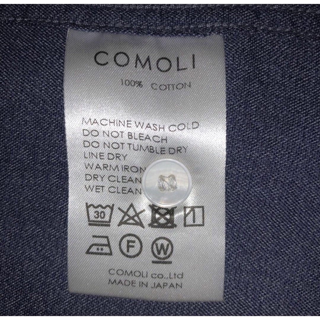 COMOLI(コモリ)の21aw　サイズ2 タグ付　試着のみ　ヨリ杢 ワークシャツ　comoli メンズのトップス(シャツ)の商品写真