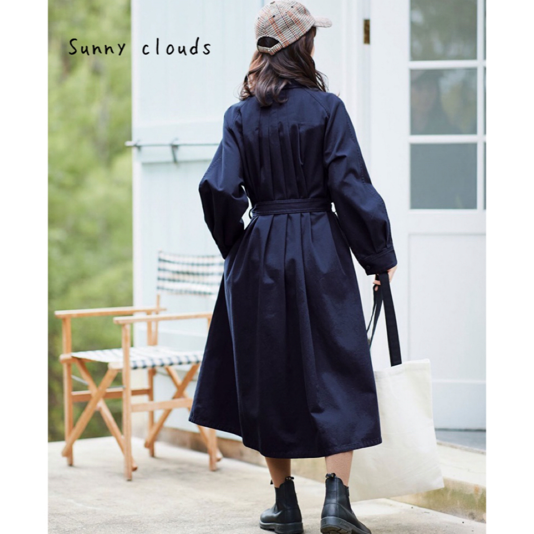 Sunny clouds（FELISSIMO）(サニークラウズ)のサニークラウズ　Sunnyclouds kazumiさん着用　ワンピース　コート レディースのワンピース(ロングワンピース/マキシワンピース)の商品写真