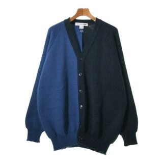 コムデギャルソンシャツ(COMME des GARCONS SHIRT)のCOMME des GARCONS SHIRT カーディガン L 紺x青 【古着】【中古】(カーディガン)