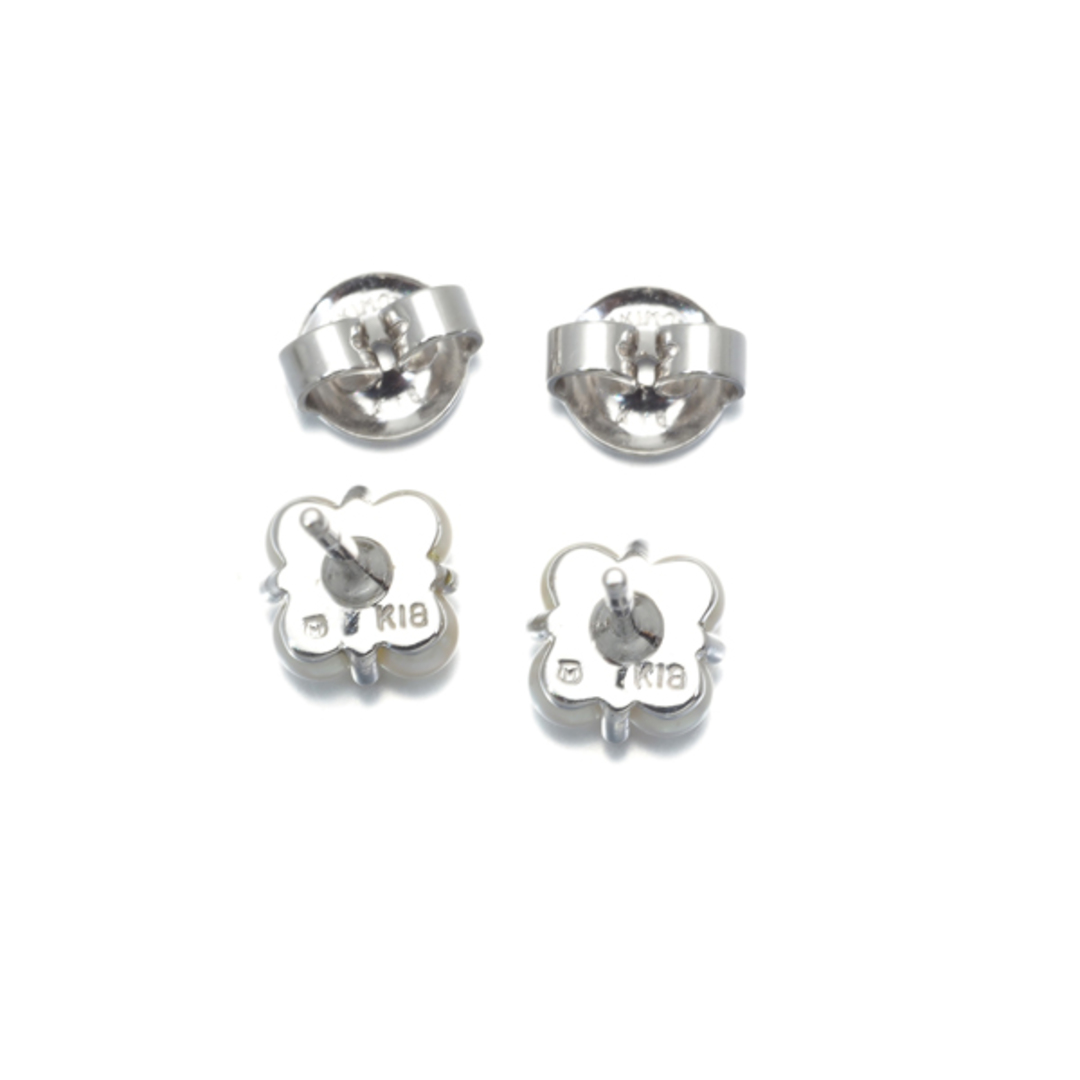 MIKIMOTO(ミキモト)のミキモト ピアス ベビーパール アコヤ真珠 3.0mm フラワー K18WG  レディースのアクセサリー(ピアス)の商品写真