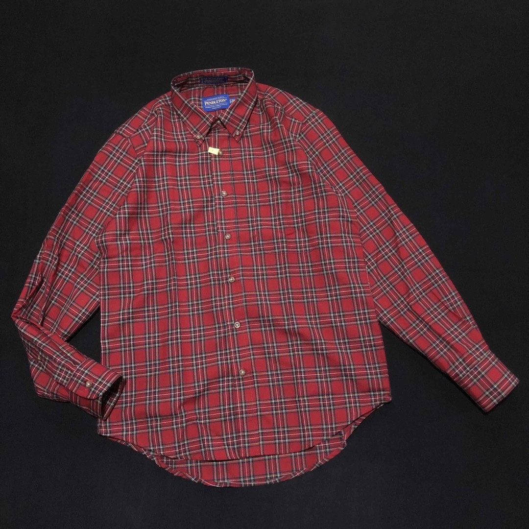 PENDLETON(ペンドルトン)のsir pendleton サマーウール タータンチェック BDシャツ 美品 メンズのトップス(シャツ)の商品写真