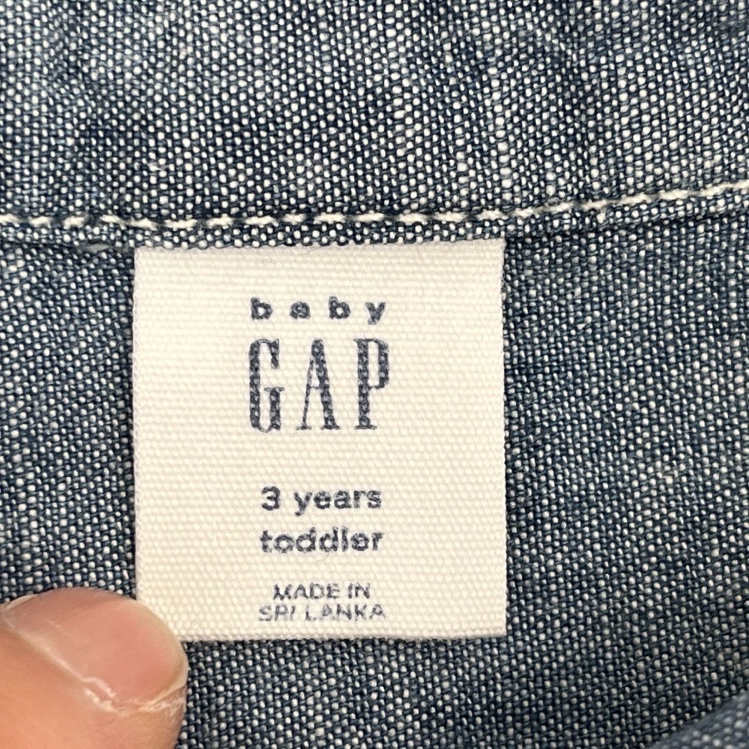 babyGAP(ベビーギャップ)のbabyGAP シャツ　3years キッズ/ベビー/マタニティのキッズ服男の子用(90cm~)(Tシャツ/カットソー)の商品写真