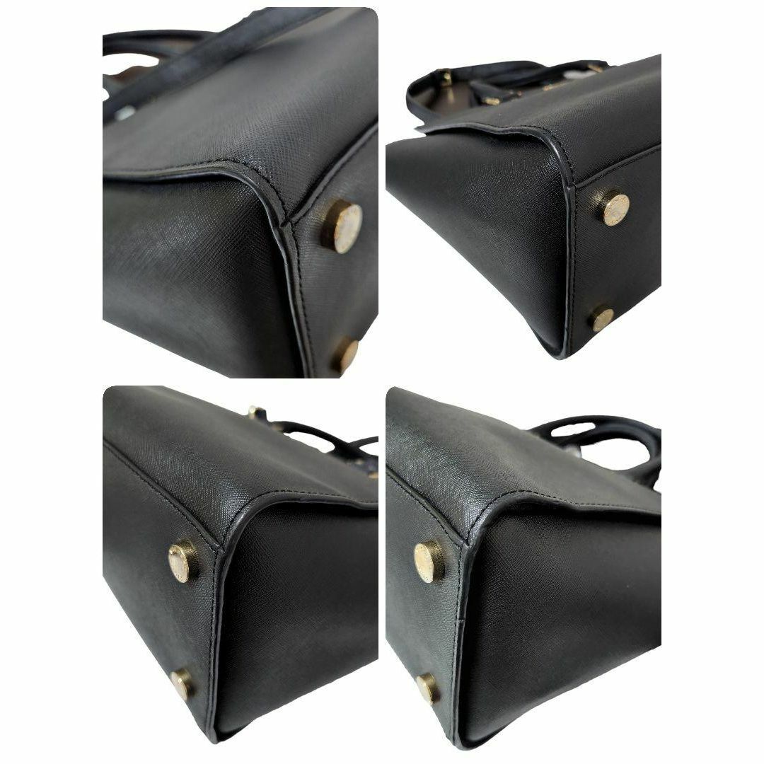 Michael Kors(マイケルコース)のMICHAEL KORSマイケルコース レザー2WAYトートショルダーバッグ 黒 レディースのバッグ(ショルダーバッグ)の商品写真