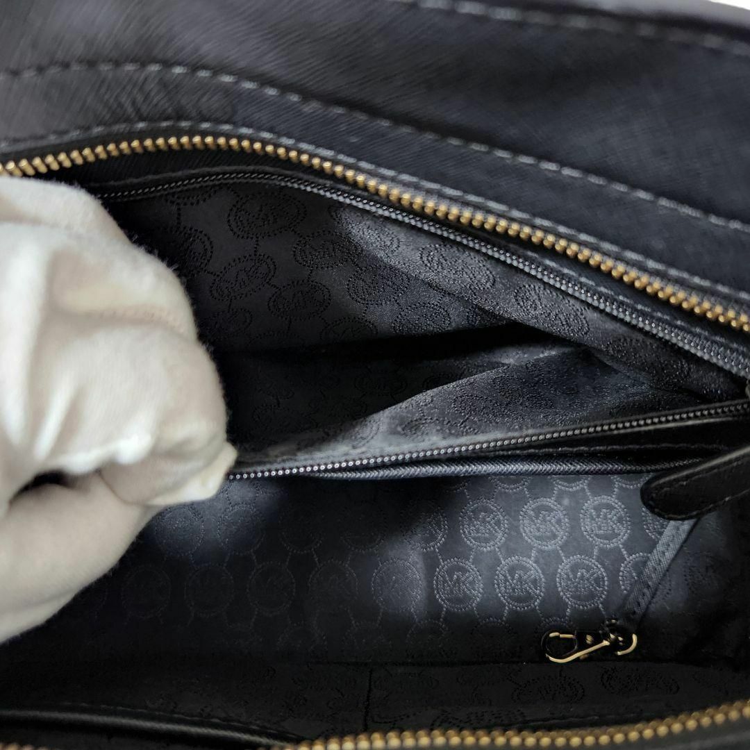 Michael Kors(マイケルコース)のMICHAEL KORSマイケルコース レザー2WAYトートショルダーバッグ 黒 レディースのバッグ(ショルダーバッグ)の商品写真