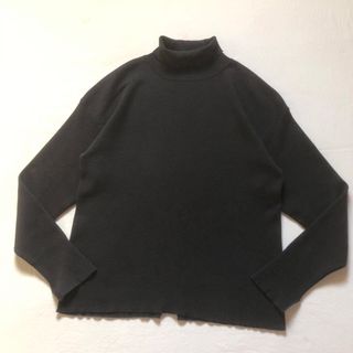 ロク(6 (ROKU))の6(ROKU) COTTON WOOL TURTLE KNIT ニット 黒(ニット/セーター)