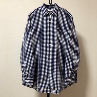 コモリ(COMOLI)の希少 試着のみ サイズ1 ギンガムチェック コモリシャツ COMOLI (シャツ)