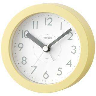置き時計 アナログ おしゃれ 通販 手のひらサイズの目覚まし時計 MAG T-640 ルント 置時計 時計 目覚まし時計 めざまし時計 めざましとけい(置時計)