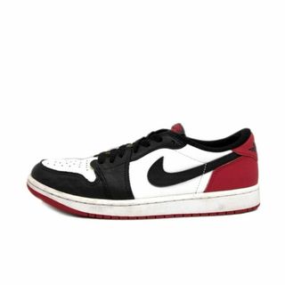 ナイキ(NIKE)のナイキ NIKE ■ 【 AIR JORDAN 1 RETRO LOW OG BLACK TOE CZ0790 106 】 エア ジョーダン 1 ロー ブラック トゥ スニーカー　w17378(スニーカー)