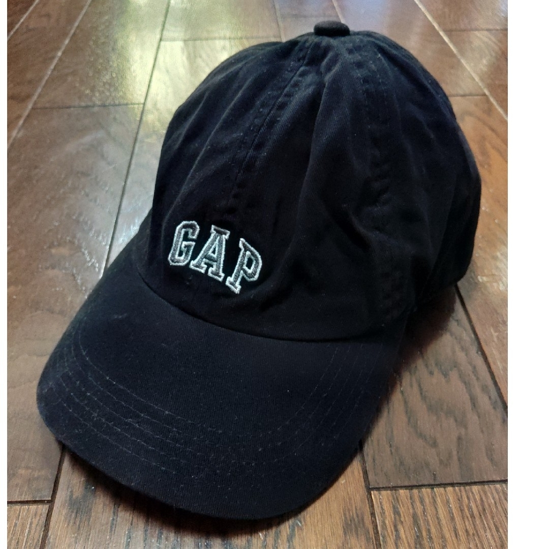 GAP(ギャップ)のGAP キャップ　黒　グレー　白タグ　旧タグ　56 60 メンズの帽子(キャップ)の商品写真