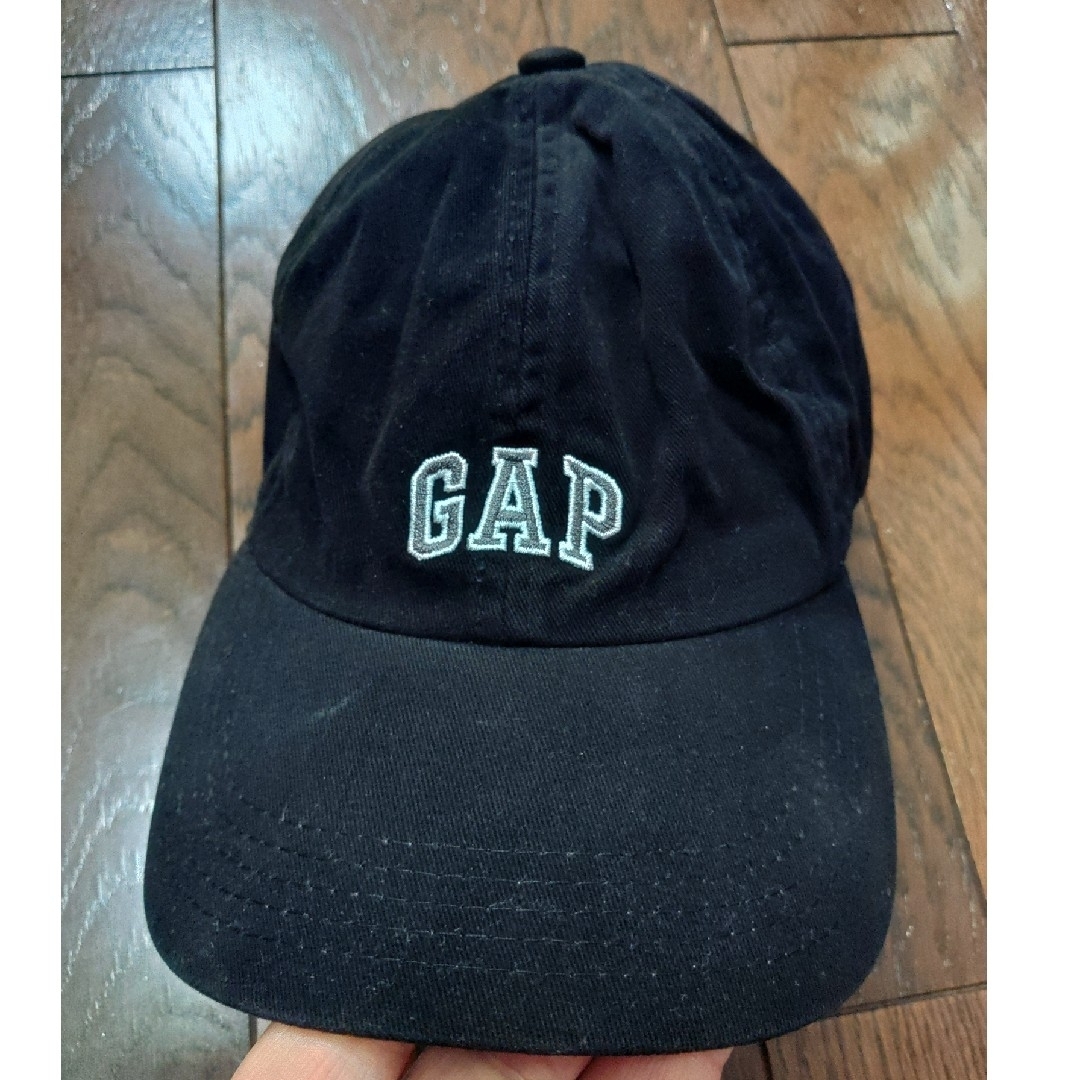 GAP(ギャップ)のGAP キャップ　黒　グレー　白タグ　旧タグ　56 60 メンズの帽子(キャップ)の商品写真