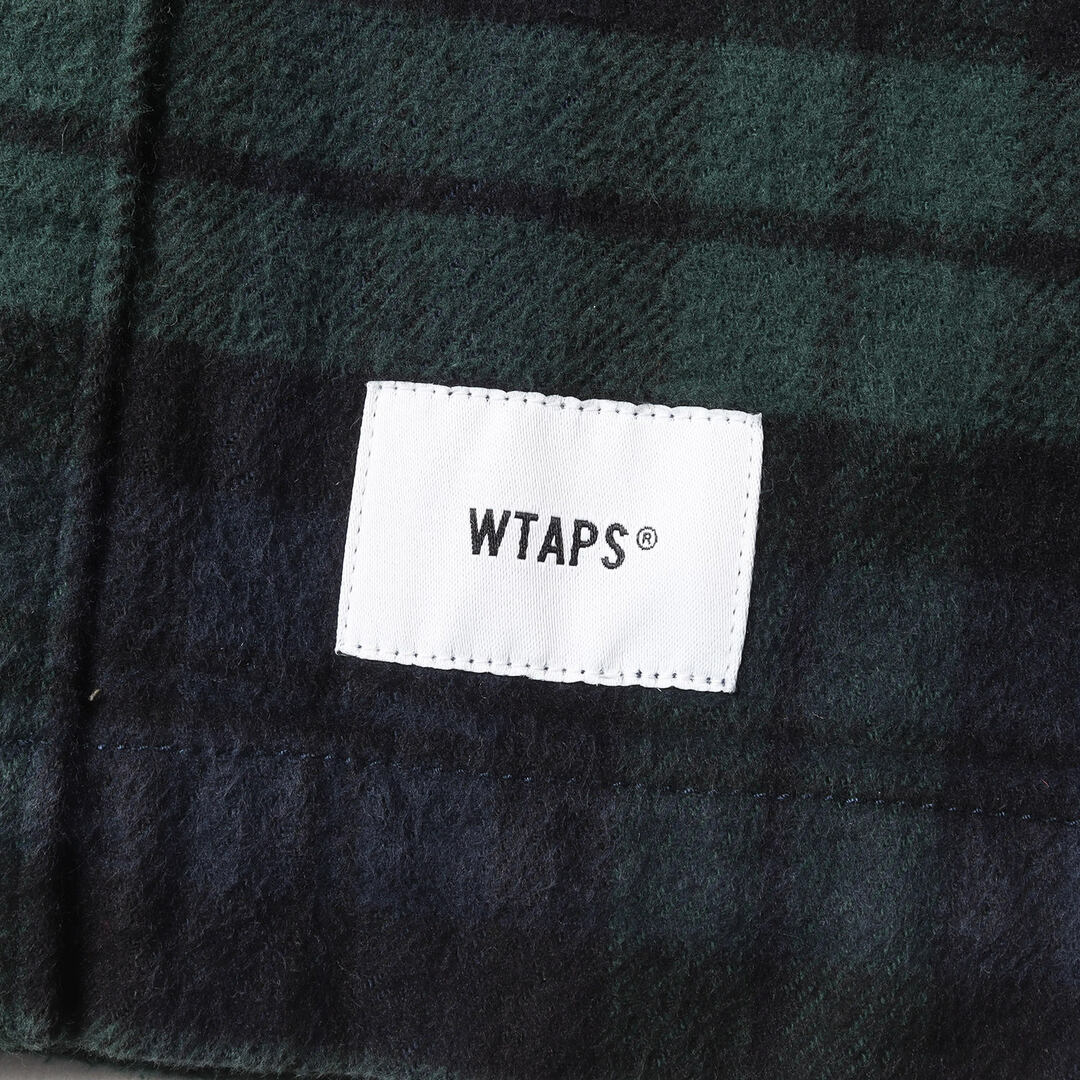 W)taps(ダブルタップス)のWTAPS ダブルタップス シャツ サイズ:L 19AW ヘビー チェック フランネル シャツ UNION LS グリーン ネイビー トップス カジュアルシャツ 長袖【メンズ】【中古】 メンズのトップス(シャツ)の商品写真