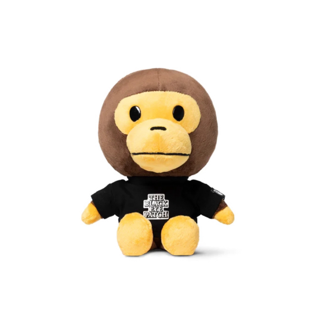 A BATHING APE(アベイシングエイプ)のBEP x BAPE BABY MILO PLUSH DOLLブラックアイパッチ エンタメ/ホビーのおもちゃ/ぬいぐるみ(ぬいぐるみ)の商品写真