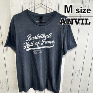 アンビル(Anvil)のANVIL　Tシャツ　M　ダークグレー　バスケットボール　ドライ　ポリエステル(Tシャツ/カットソー(半袖/袖なし))