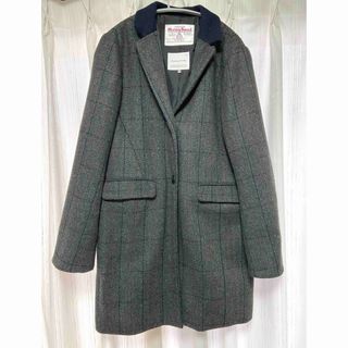 Harris Tweed - ハリスツイード チェスターコート グレー