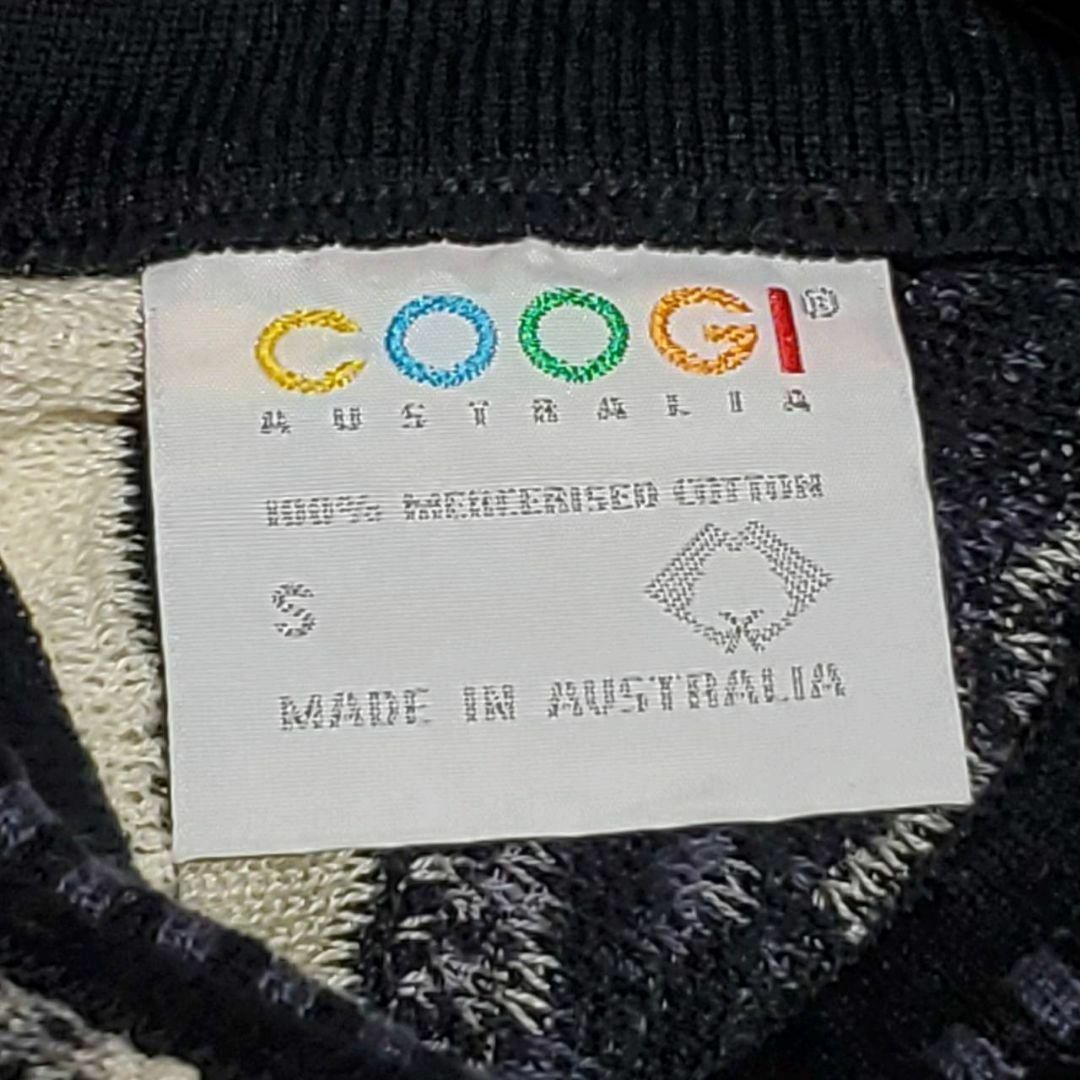 COOGI(クージー)の美品 XL クージー 3Dニット セーター 灰 オーバーサイズ オーストラリア製 メンズのトップス(ニット/セーター)の商品写真