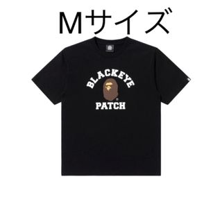 アベイシングエイプ(A BATHING APE)のBEP x BAPE COLLEGE TEE BLACK ベイプ　Tシャツ(Tシャツ/カットソー(半袖/袖なし))