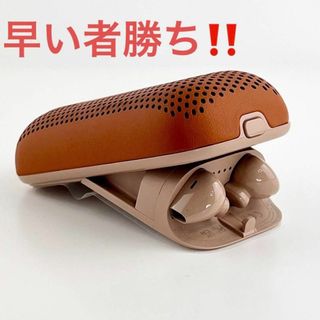 レクソン(LEXON)のレクソンLEXON Bluetooth イヤホン スピーカー1台2役 高品質茶色(ヘッドフォン/イヤフォン)