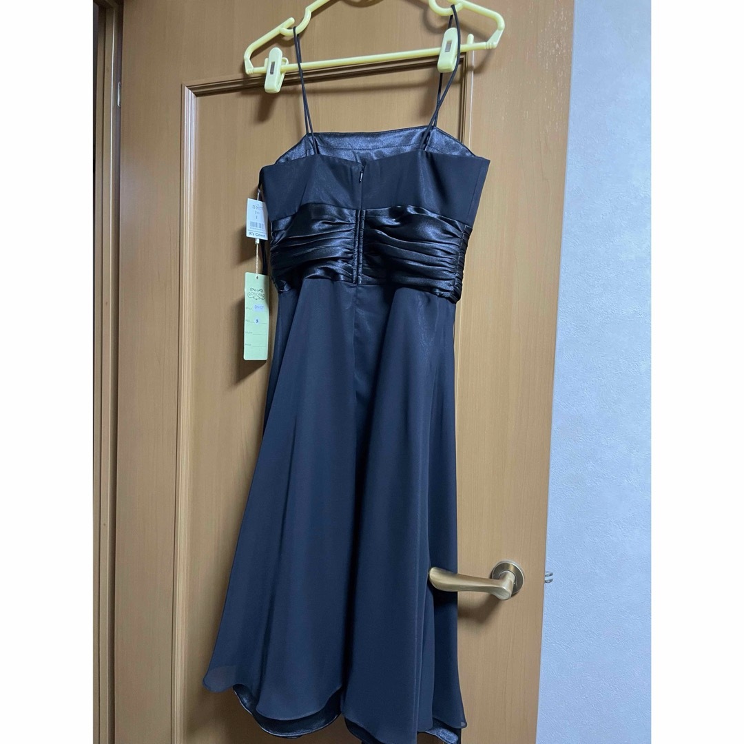 黒　パーティードレス レディースのフォーマル/ドレス(ミディアムドレス)の商品写真