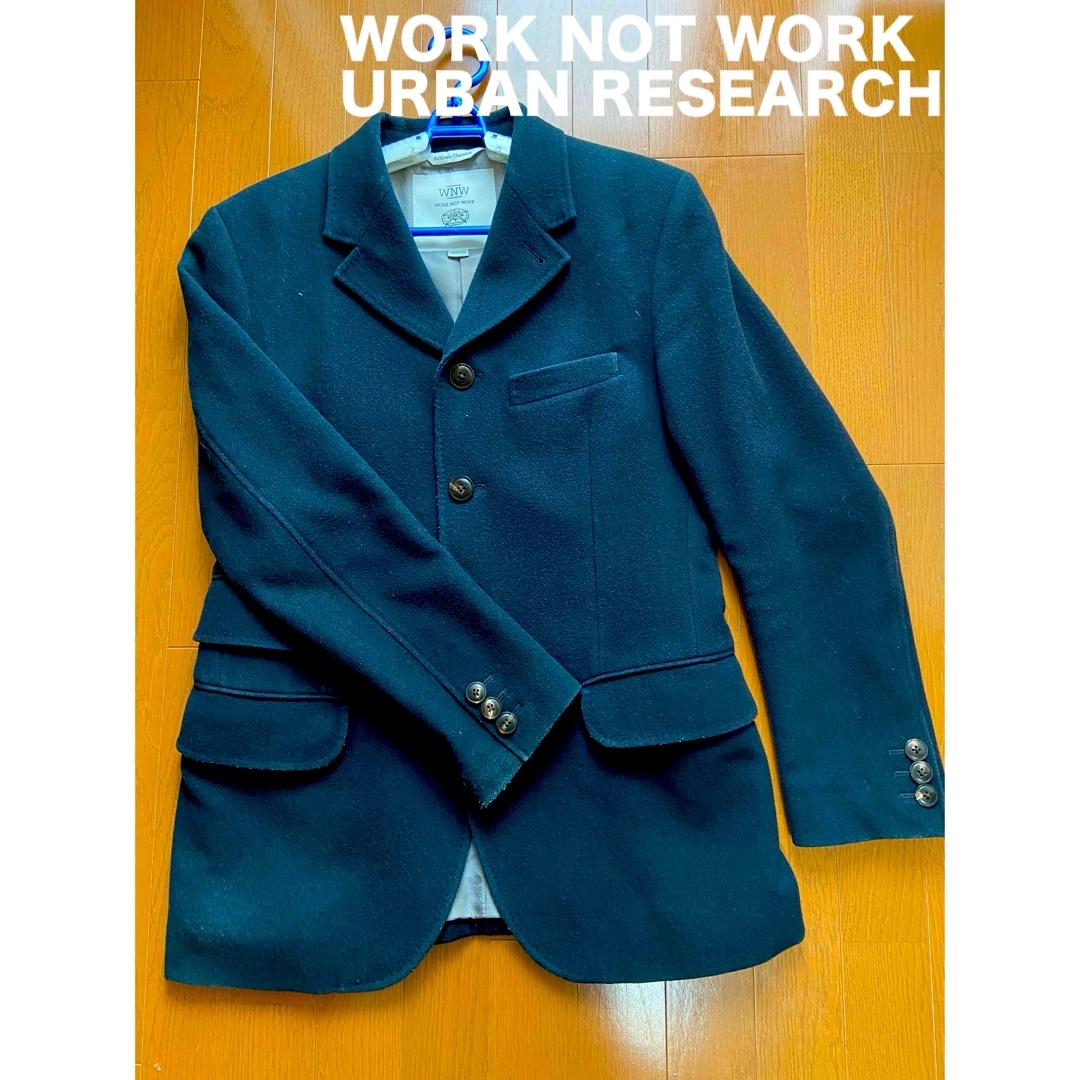 URBAN RESEARCH(アーバンリサーチ)のWORK NOT WORK  URBAN RESEARCH ロングコート　ウール メンズのジャケット/アウター(チェスターコート)の商品写真