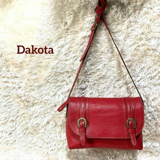 ダコタ(Dakota)の【ダコタ/極美品】ショルダーバッグ【馬蹄/ゴールド/レッド/クロスボディ/斜め掛(ショルダーバッグ)