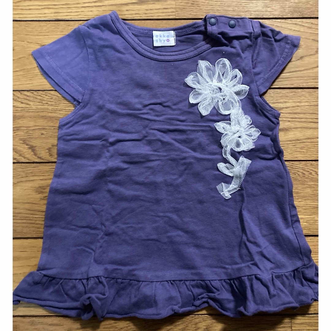 hakka kids(ハッカキッズ)のhakka baby ハッカベビー　半袖カットソー　90cm キッズ/ベビー/マタニティのキッズ服女の子用(90cm~)(Tシャツ/カットソー)の商品写真